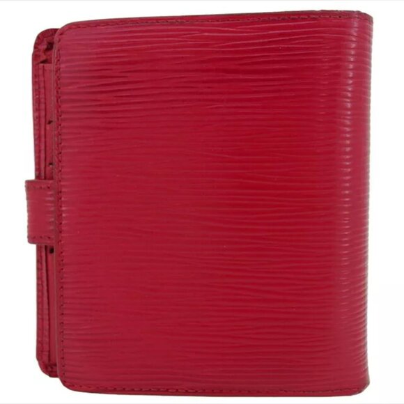 LOUIS VUITTON Bi -fold Wallet Epi Leather Authentic USED T20450 - Picture 2 of 10